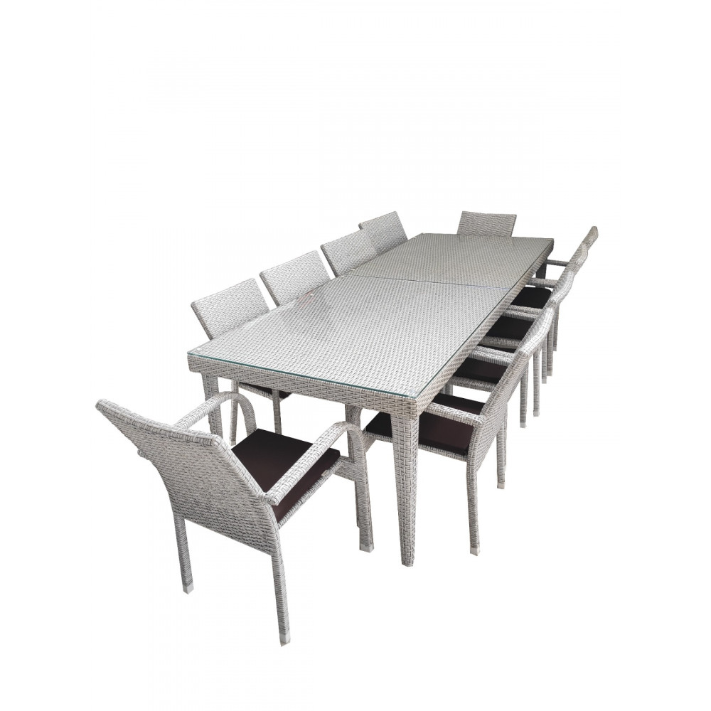 Rattan Masa dəsti 10 nəfərlik