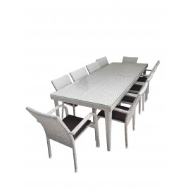 Rattan Masa dəsti 10 nəfərlik